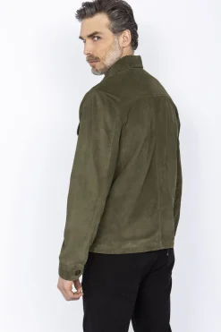 Blouson Homme Schott Lcbronxs Kaki