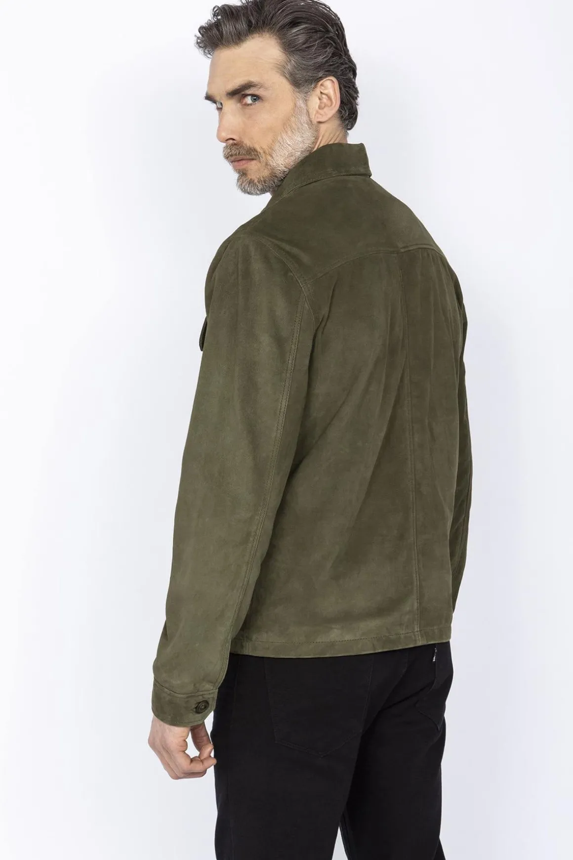 Blouson Homme Schott Lcbronxs Kaki