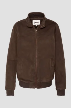 Blouson Homme Schott Lccabl Brown