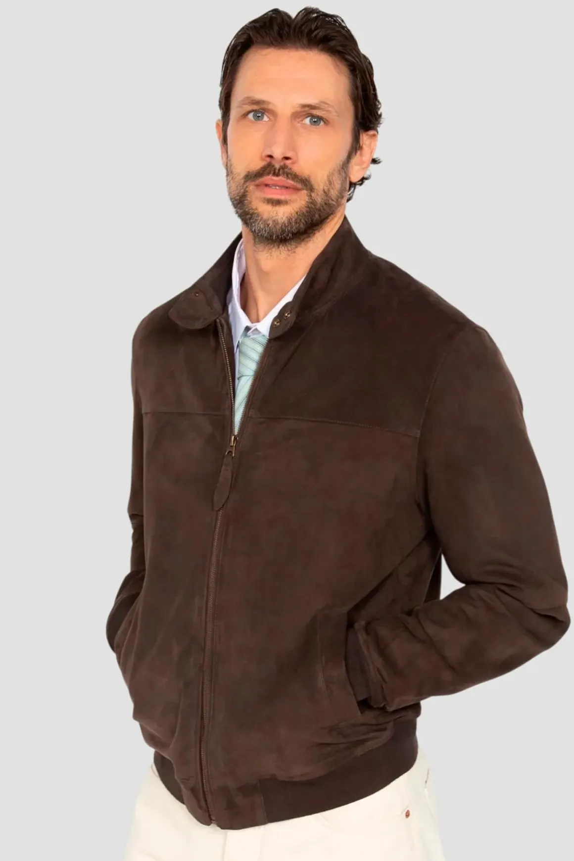 Blouson Homme Schott Lccabl Brown