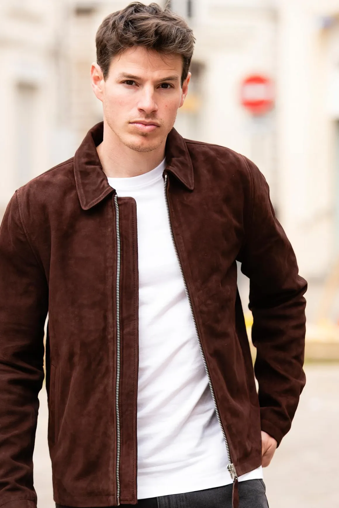 Blouson Homme Schott Lcclassics Dark Brown