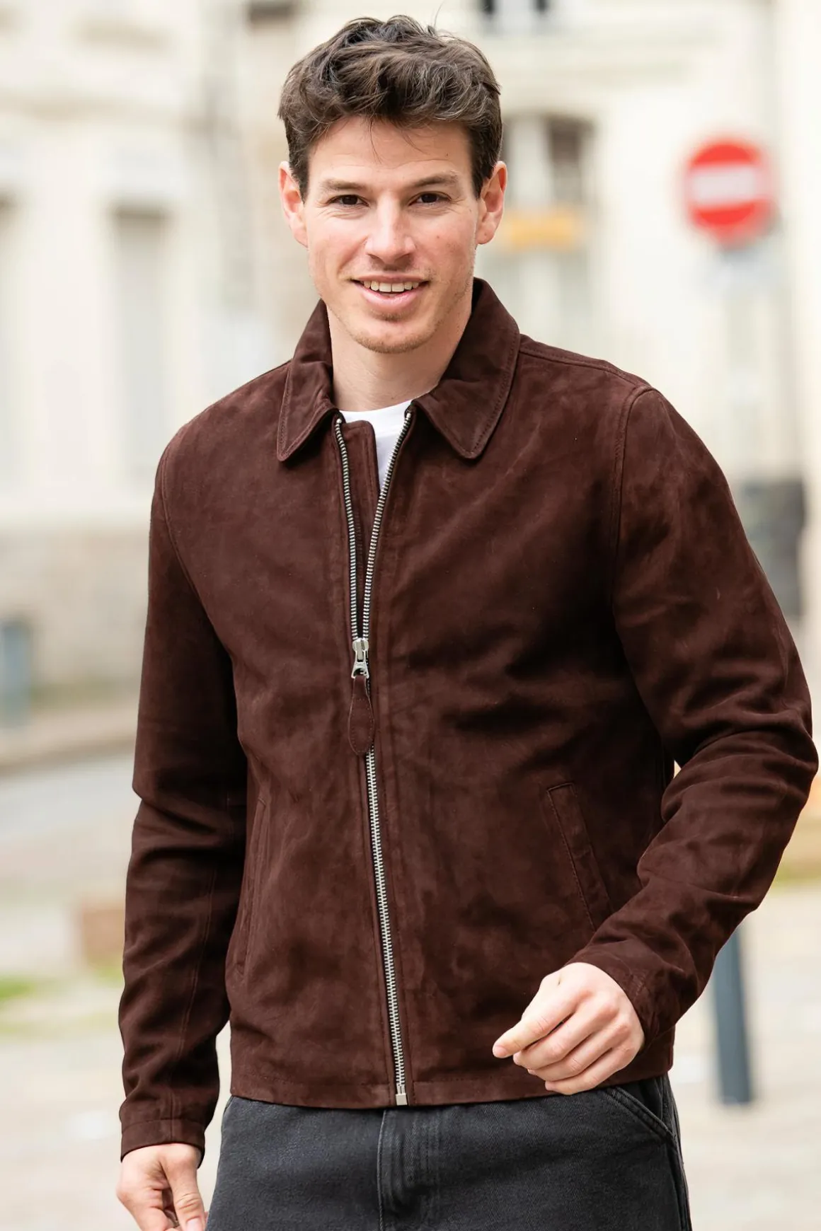 Blouson Homme Schott Lcclassics Dark Brown