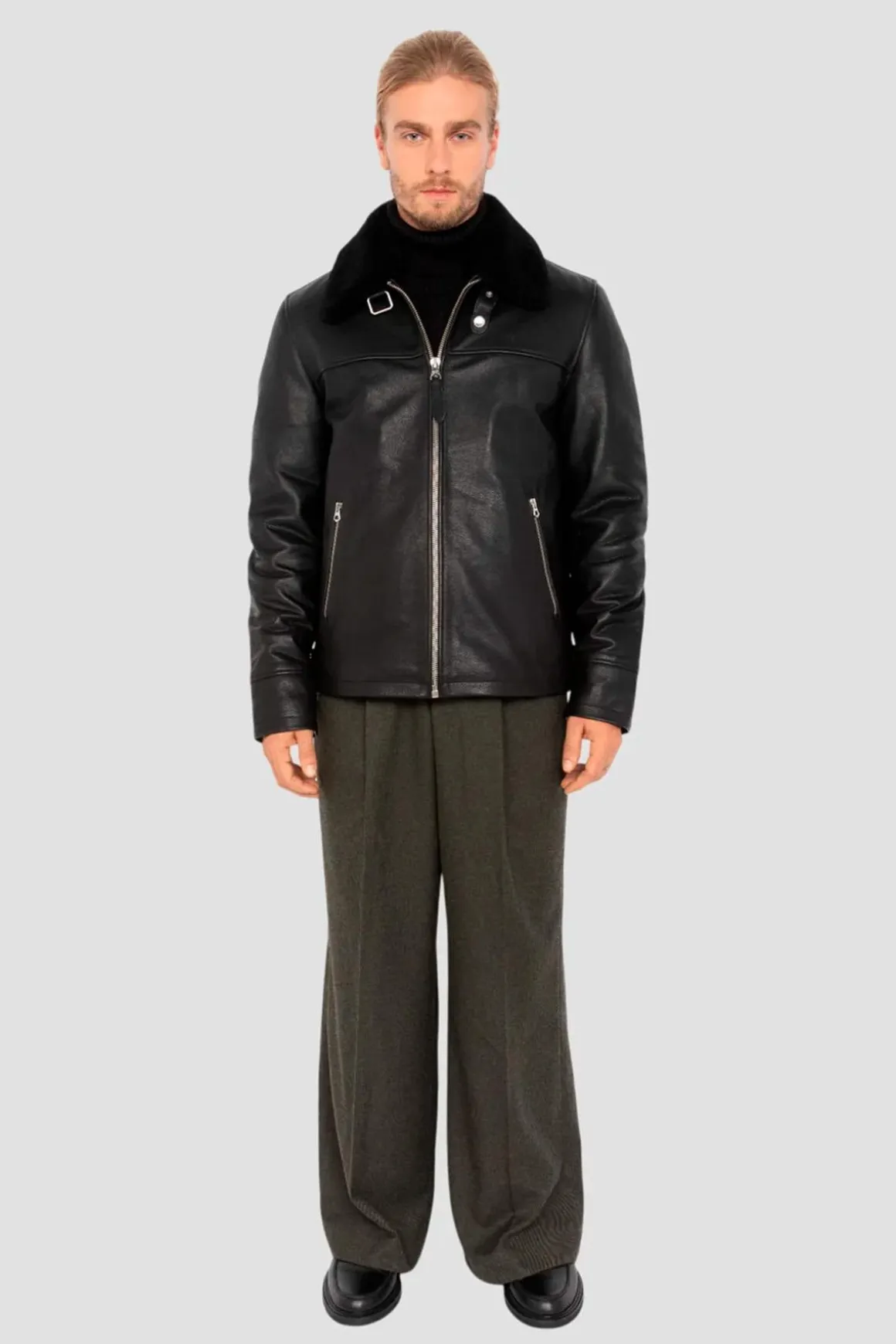Blouson Homme Schott Lcclassiczip Black