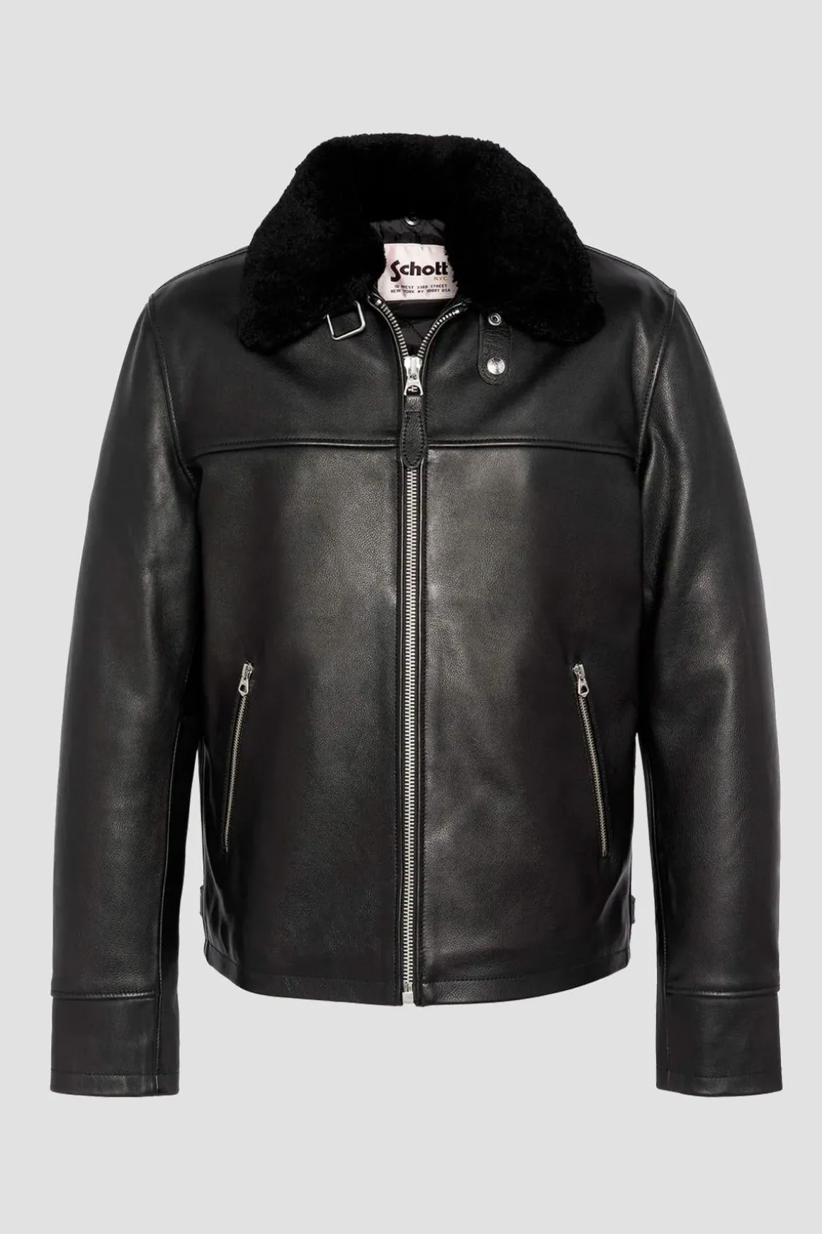 Blouson Homme Schott Lcclassiczip Black
