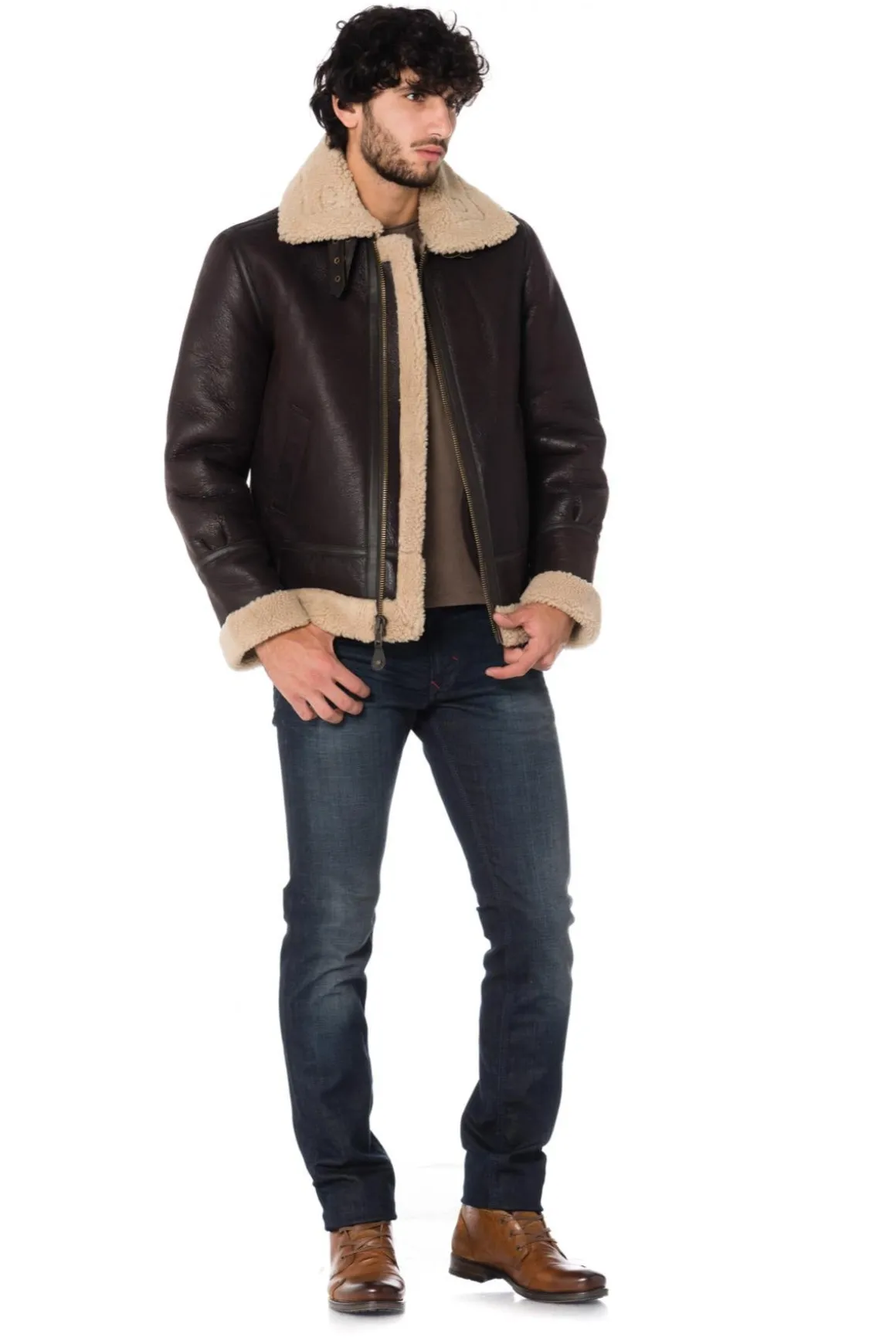 Blouson Homme Schott Lc1259 Cordovan/Cafe