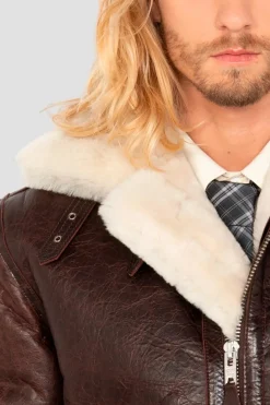 Blouson Homme Schott Lc1259Crack Brown