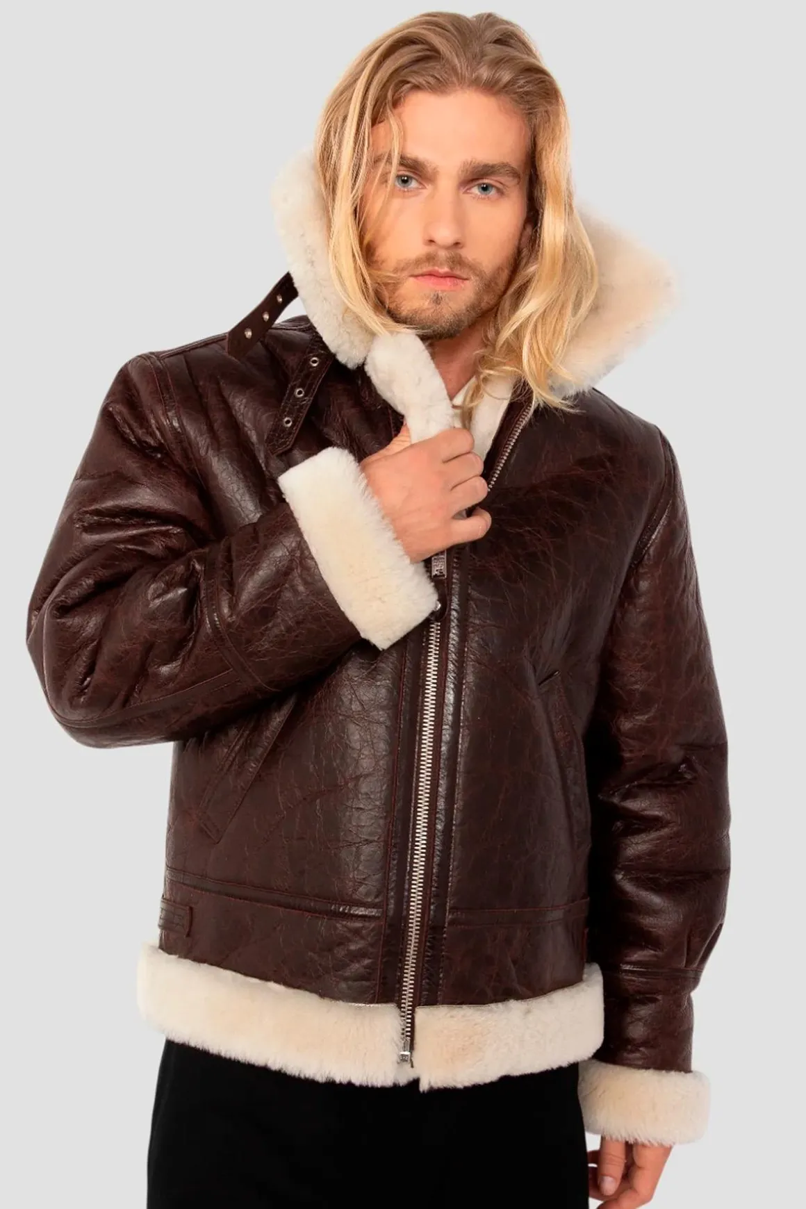 Blouson Homme Schott Lc1259Crack Brown