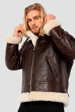 Blouson Homme Schott Lc1259Crack Brown