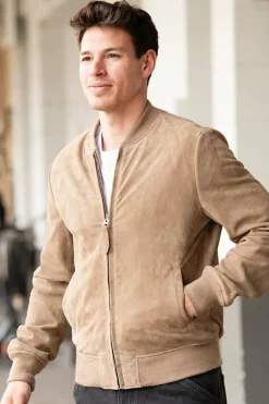 Blouson Homme Schott Lc300 Dark Beige