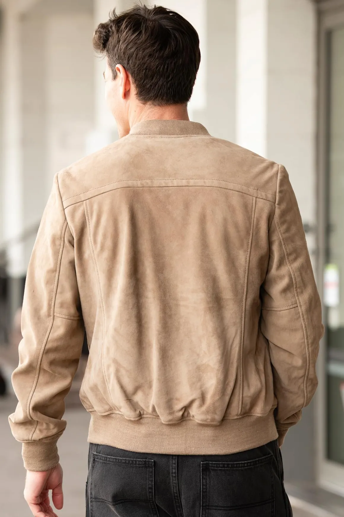 Blouson Homme Schott Lc300 Dark Beige