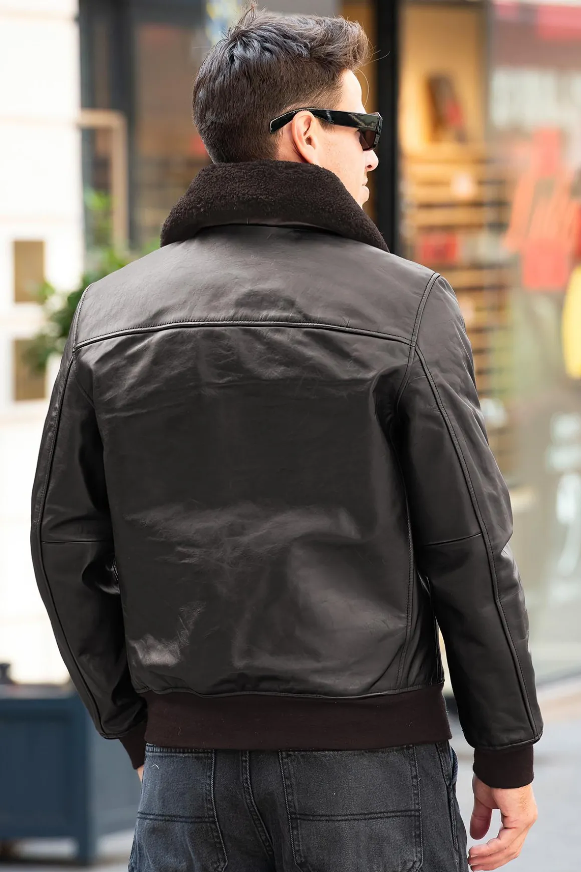 Blouson Homme Schott Lc1380 Dark Brown