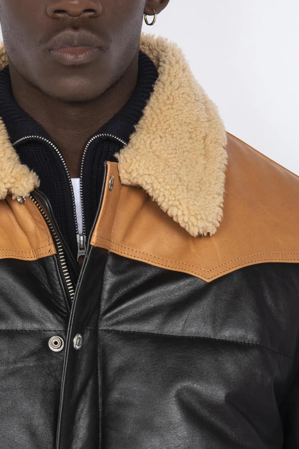 Blouson Homme Schott Lcdayton Black/Cognac
