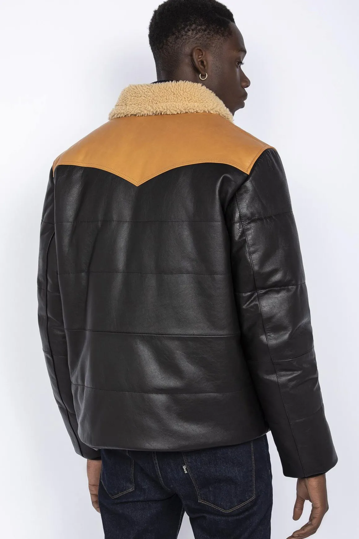 Blouson Homme Schott Lcdayton Black/Cognac