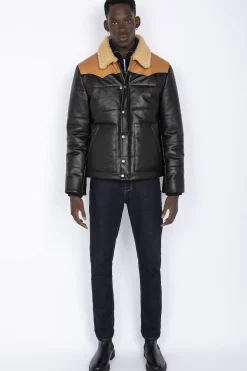 Blouson Homme Schott Lcdayton Black/Cognac