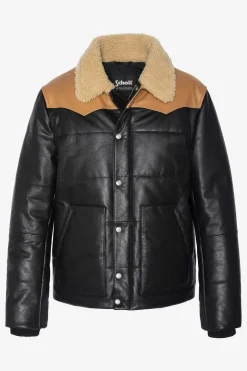Blouson Homme Schott Lcdayton Black/Cognac