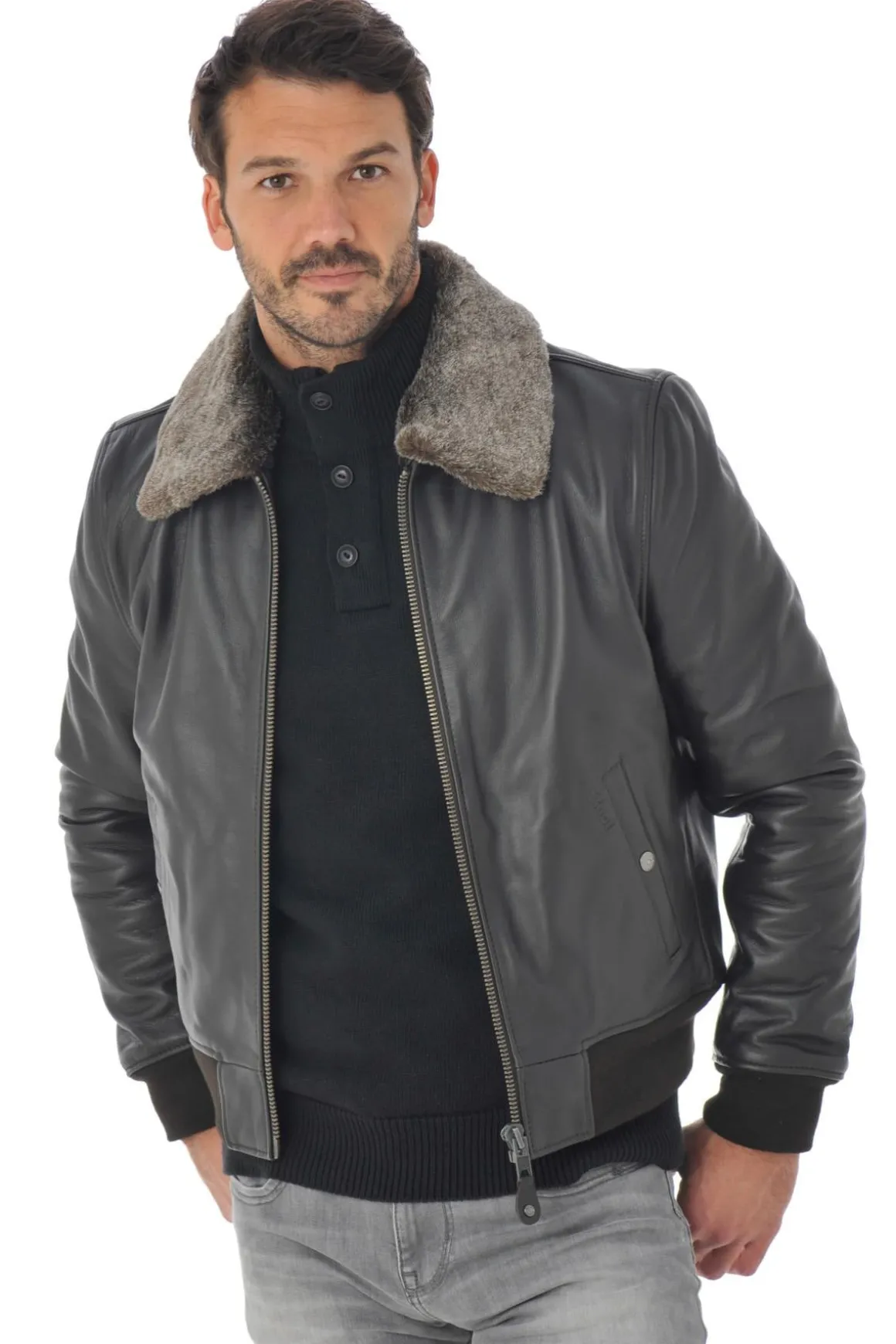 Blouson Homme Schott Lc930D Brown