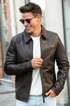 Blouson Homme Schott Lc9521D Dark Brown