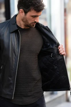 Blouson Homme Schott Lcdenzel Black