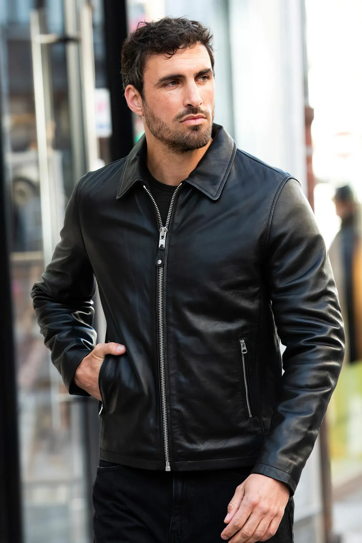 Blouson Homme Schott Lcdenzel Black