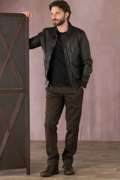 Blouson Homme Schott Lcflightwx Brown