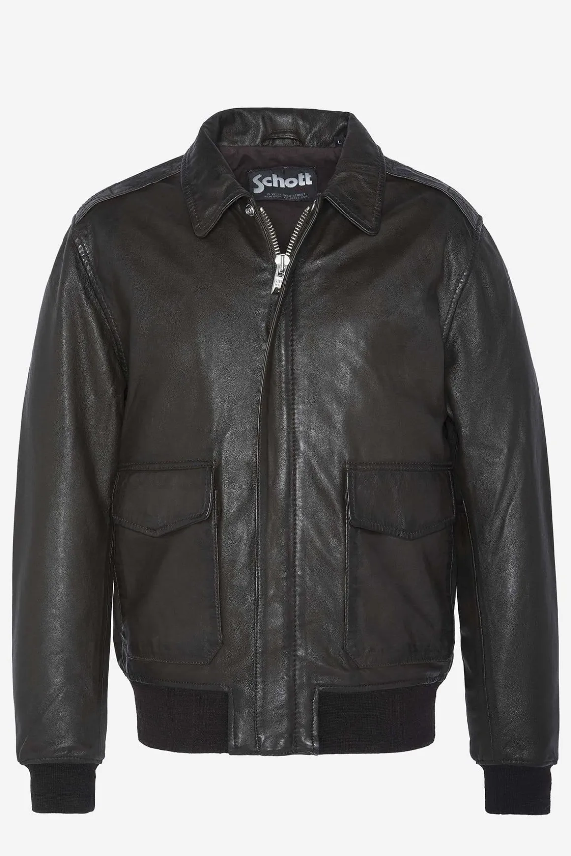 Blouson Homme Schott Lcflightwx Brown