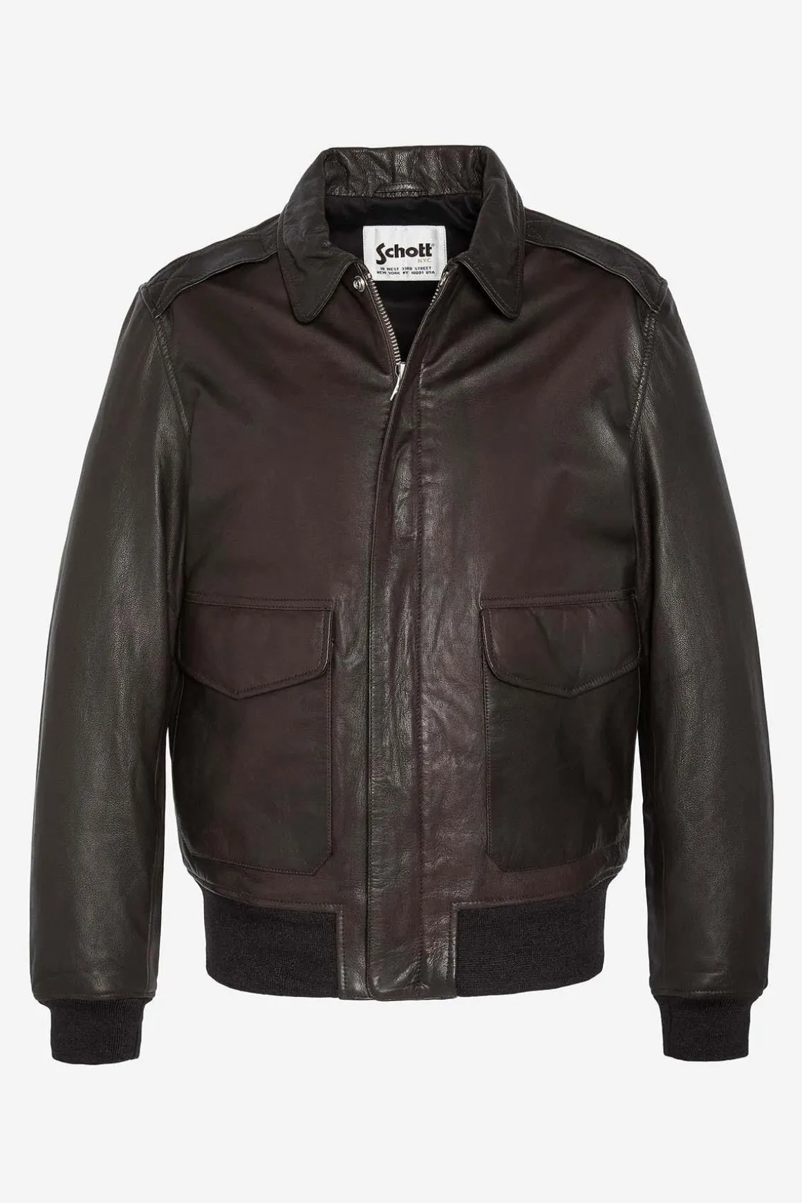 Blouson Homme Schott Lcflyvint Brown