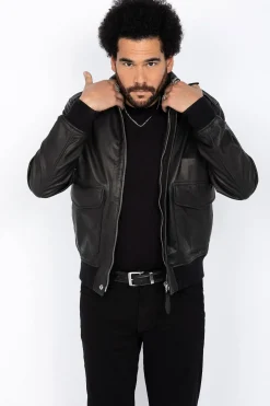 Blouson Homme Schott Lcflyvint Black