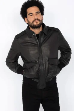 Blouson Homme Schott Lcflyvint Black