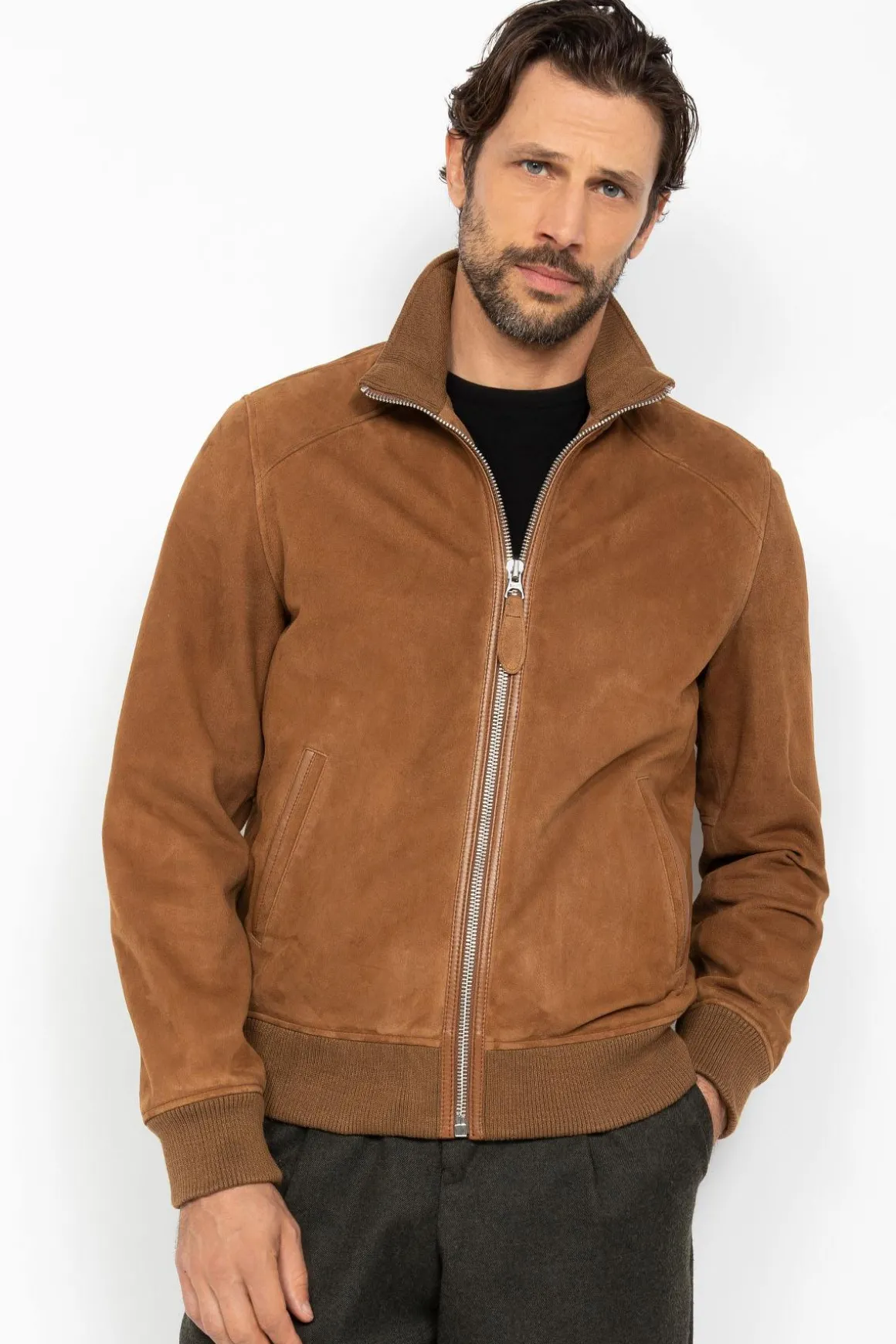 Blouson Homme Schott Lcfresnovint Rust