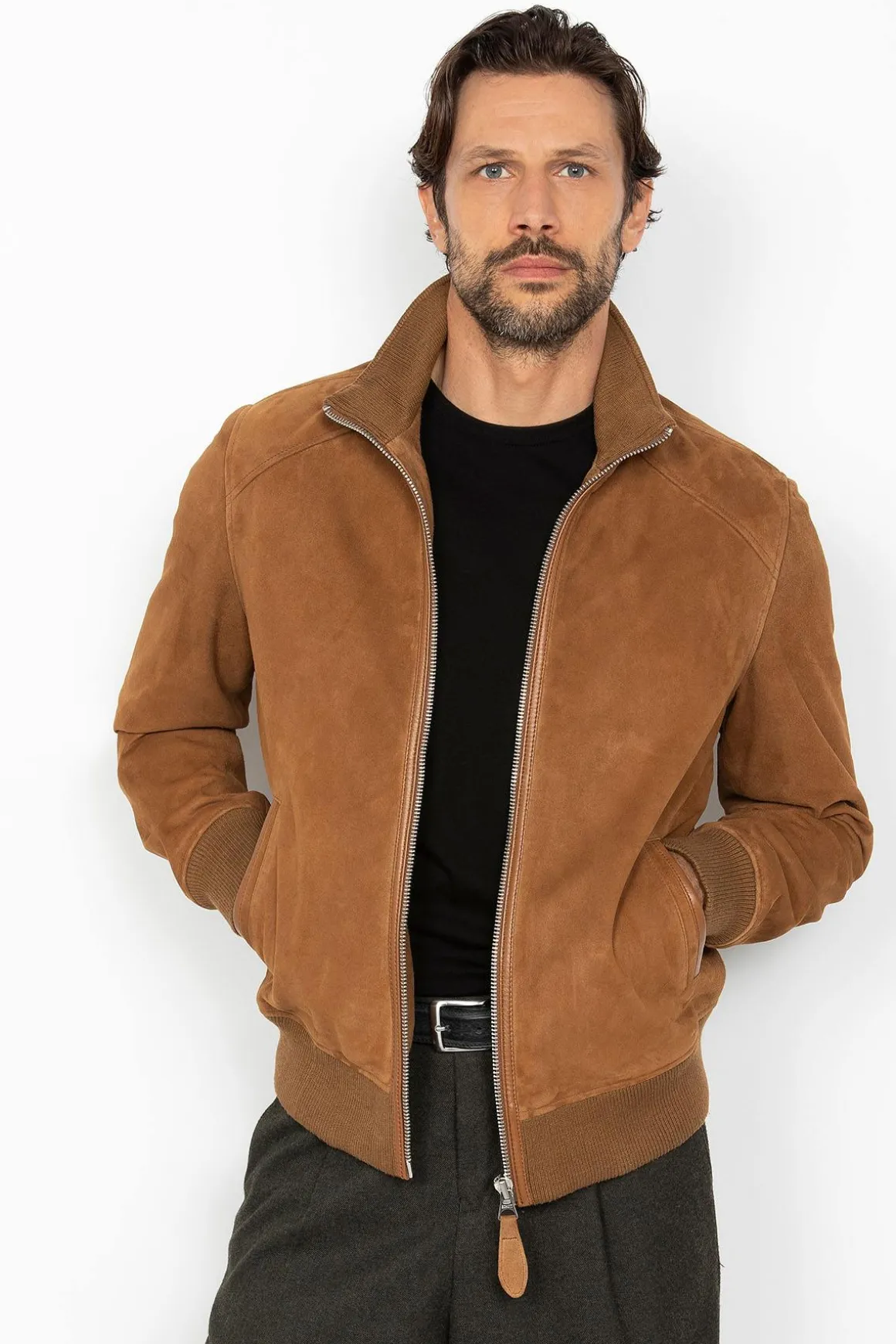 Blouson Homme Schott Lcfresnovint Rust