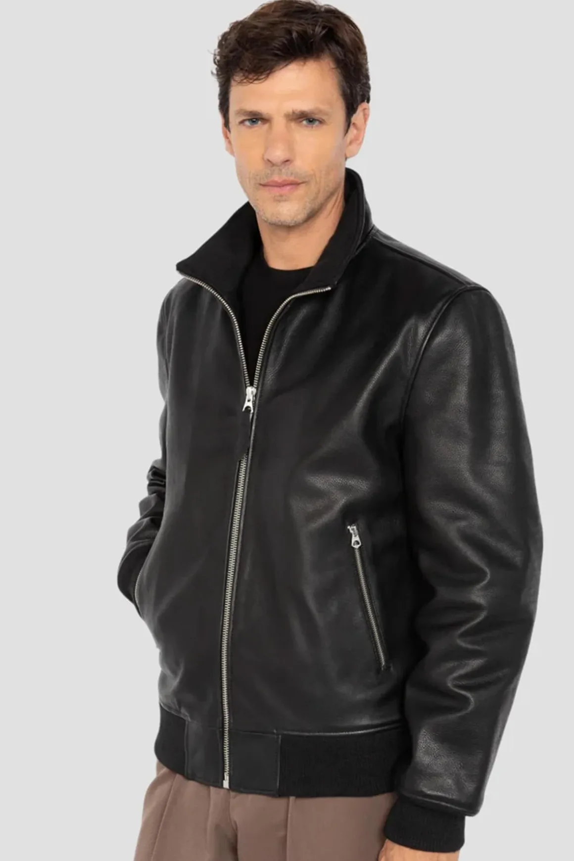 Blouson Homme Schott Lcfresnocow Black