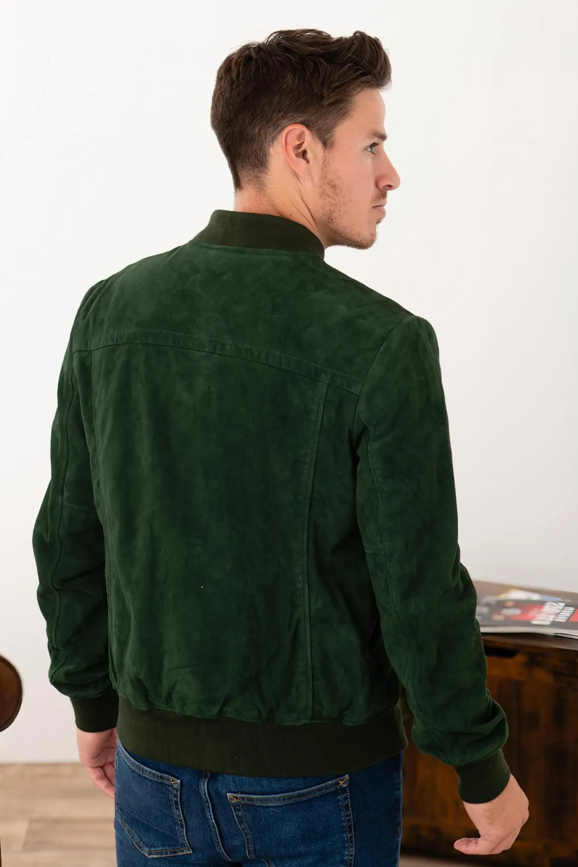 Blouson Homme Schott Lc300 Green
