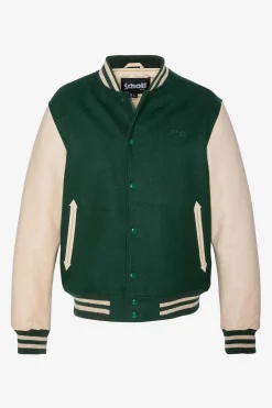 Blouson Homme Schott Lc8705 Green/Beige