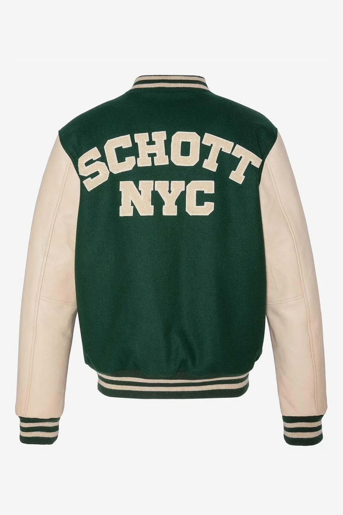 Blouson Homme Schott Lc8705 Green/Beige
