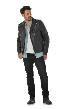 Blouson Homme Schott Lc1140Icon Black X