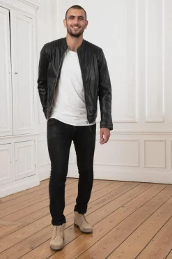 Blouson Homme Schott Lcjulian Black