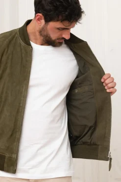 Blouson Homme Schott Lc300 Kaki