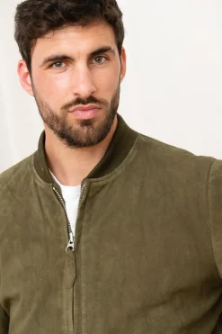 Blouson Homme Schott Lc300 Kaki
