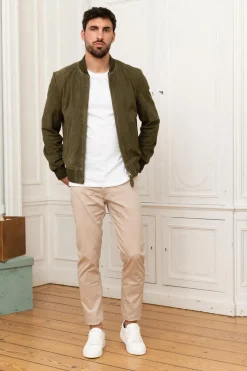 Blouson Homme Schott Lc300 Kaki
