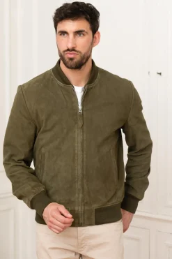 Blouson Homme Schott Lc300 Kaki