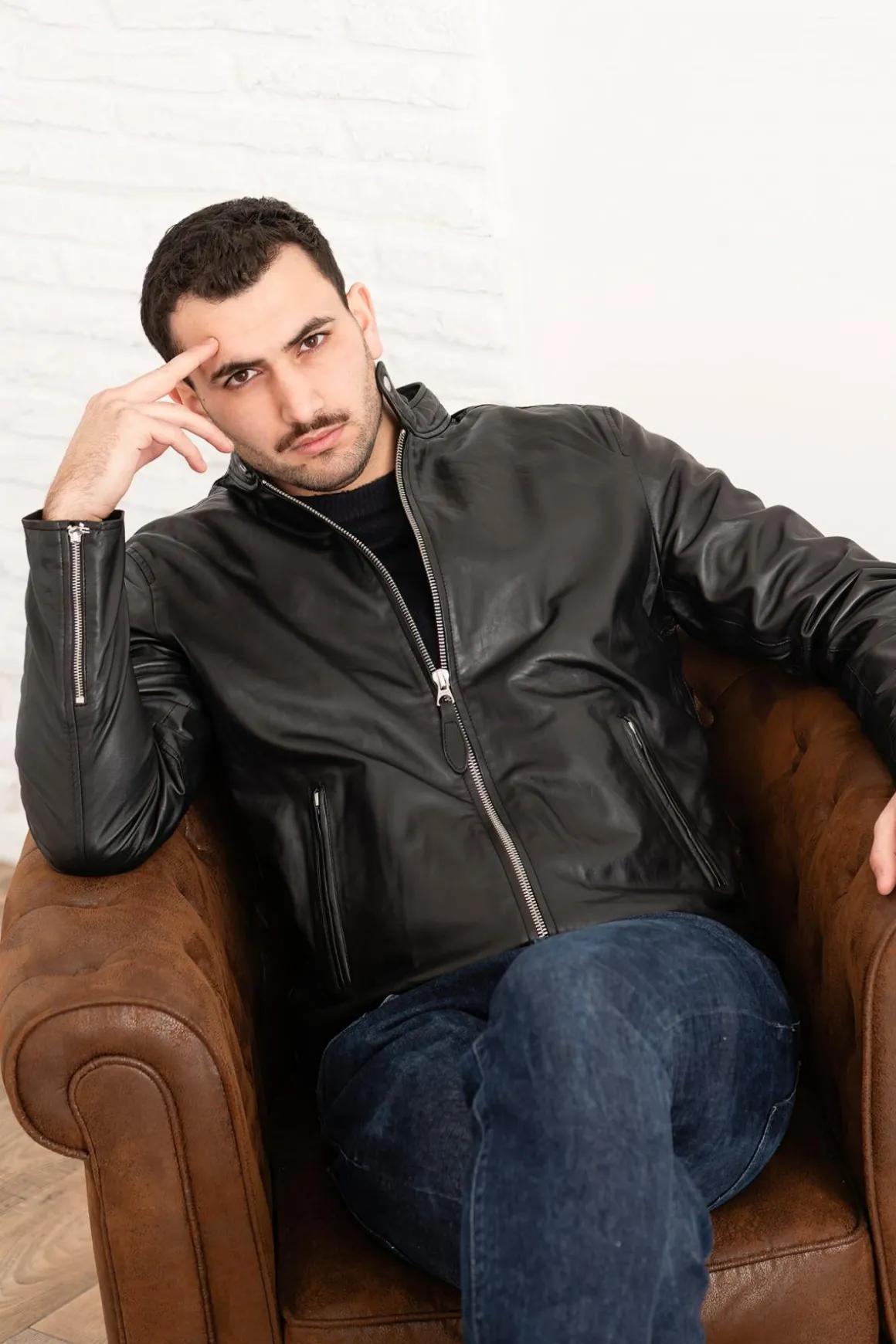 Blouson Homme Schott Lcmotorlamb Black