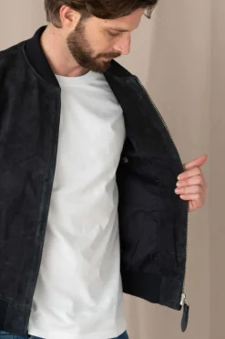 Blouson Homme Schott Lc300 Navy