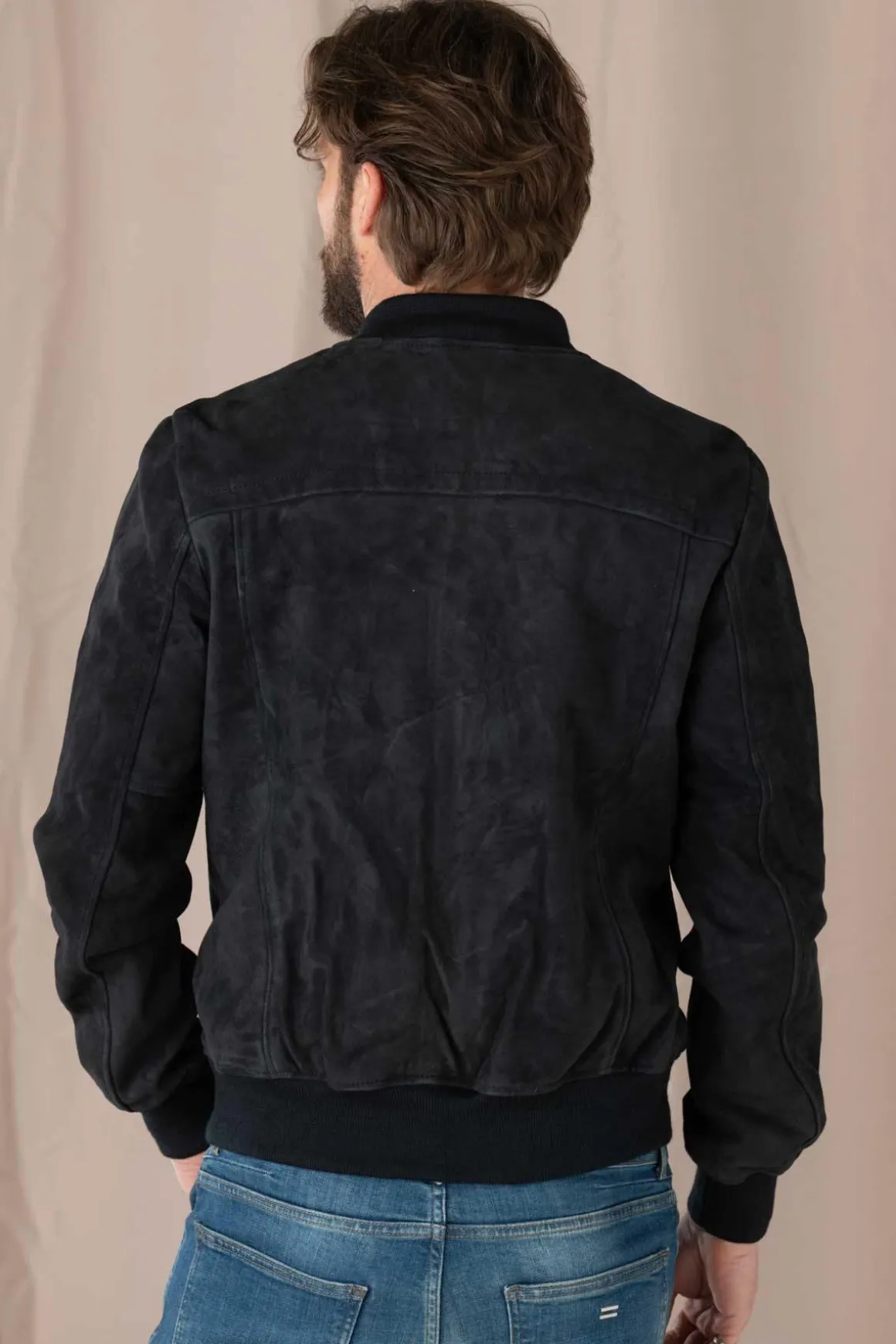 Blouson Homme Schott Lc300 Navy