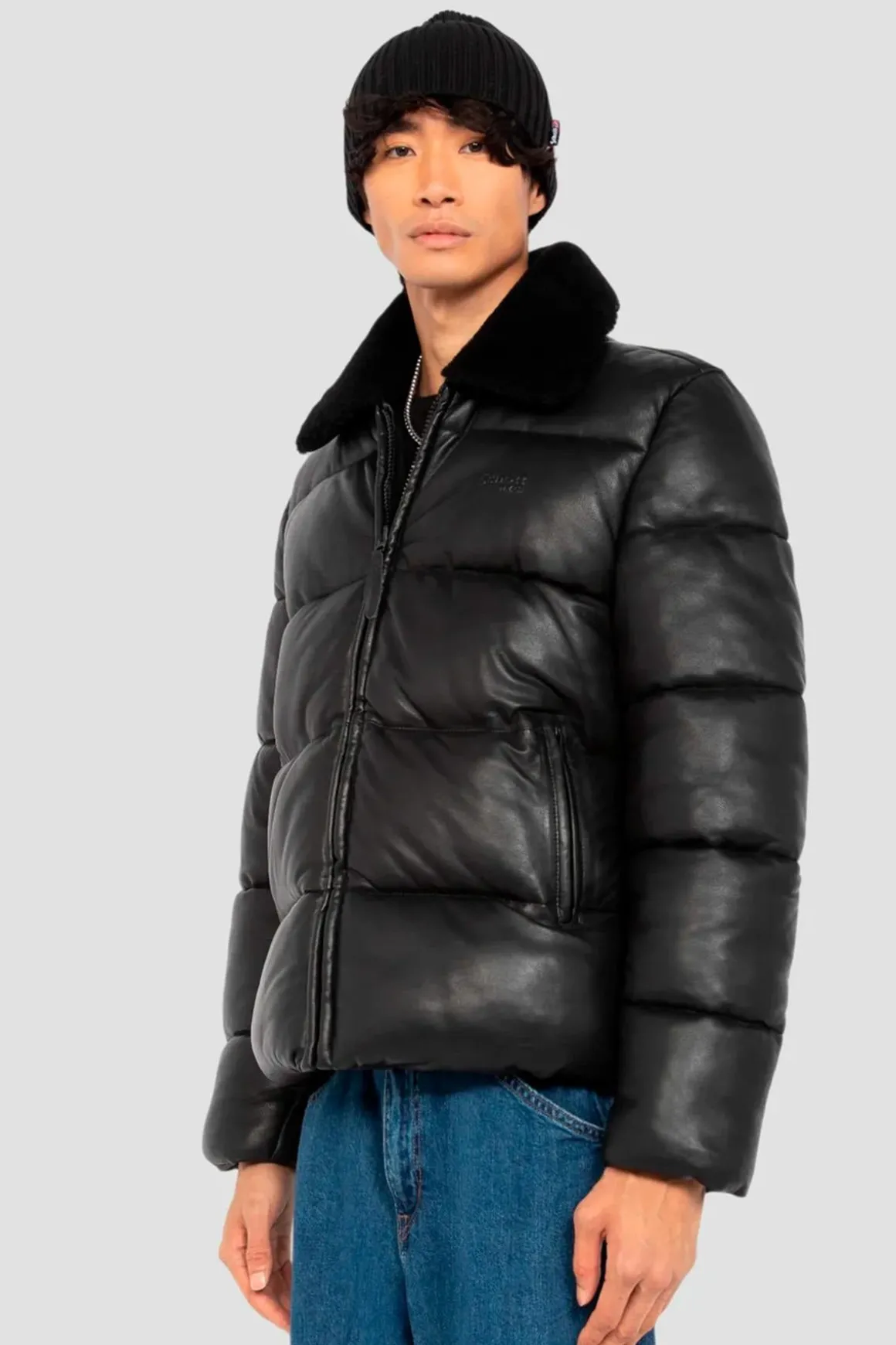 Blouson Homme Schott Lcoklahomah25 Black
