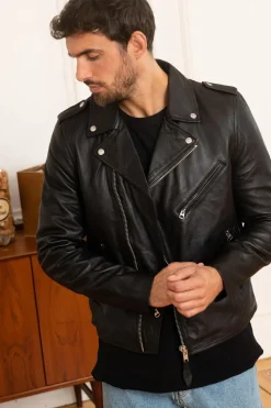 Blouson Homme Schott Lcperfcc Black