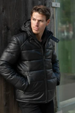 Blouson Homme Schott Lcpuffy Black