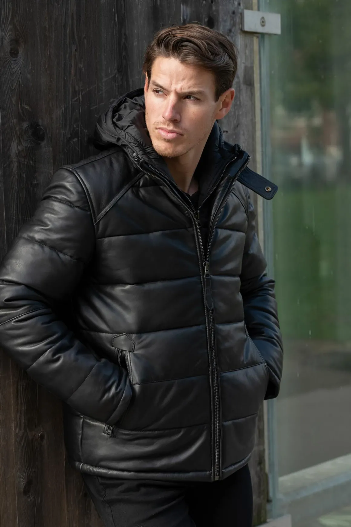 Blouson Homme Schott Lcpuffy Black