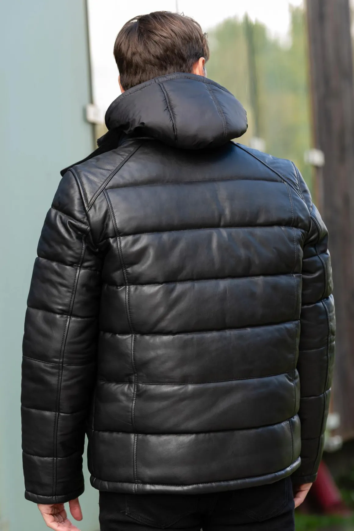 Blouson Homme Schott Lcpuffy Black