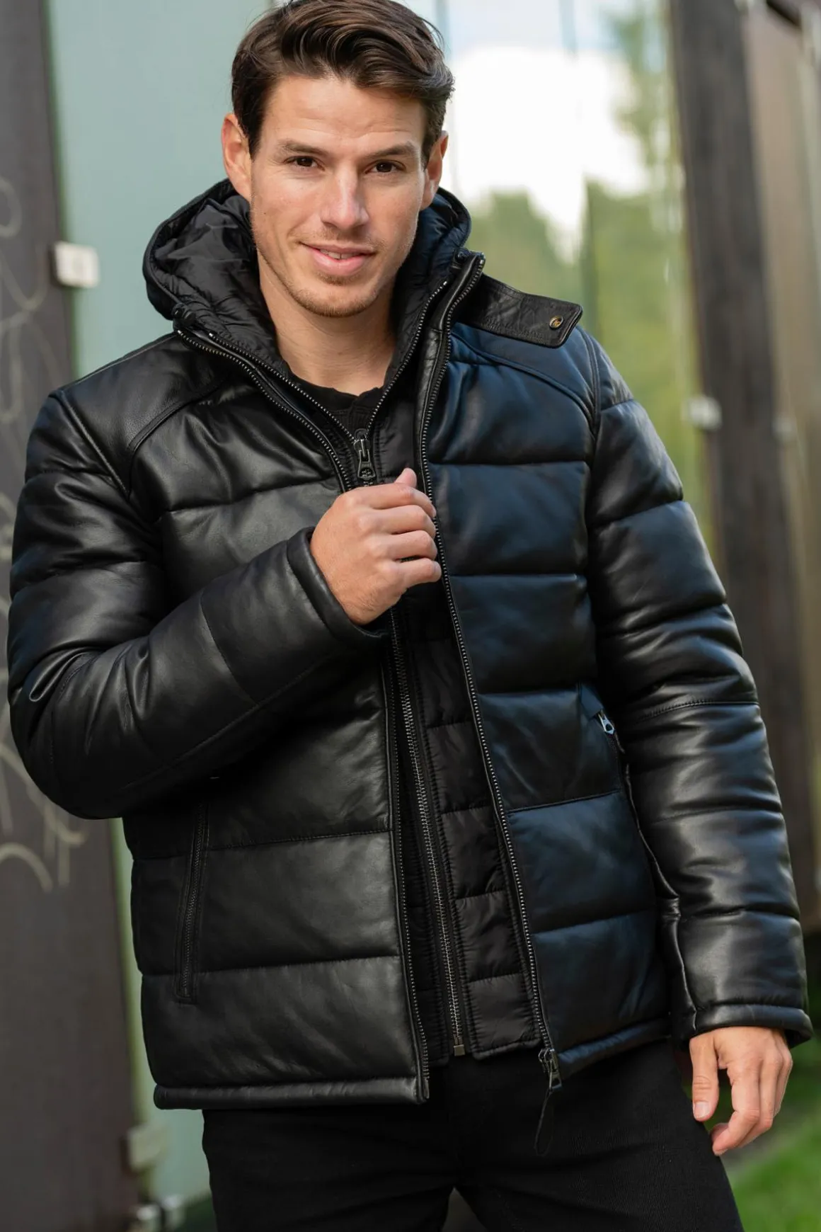 Blouson Homme Schott Lcpuffy Black