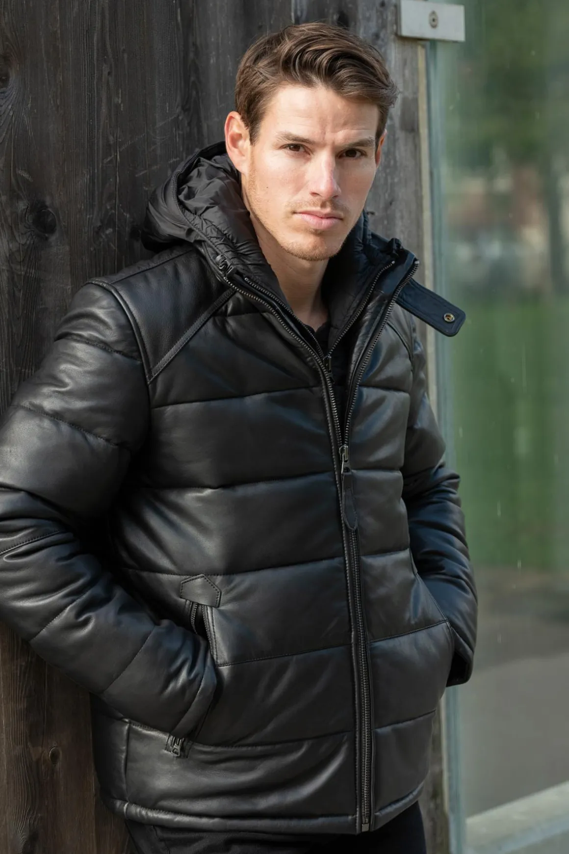 Blouson Homme Schott Lcpuffy Black